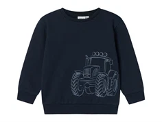 Name It dark sapphire traktor sweatshirt